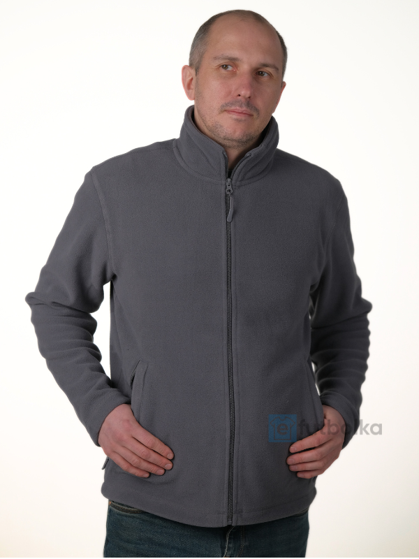 Флисовая Плотная Кофта Kariban Falco Grey S