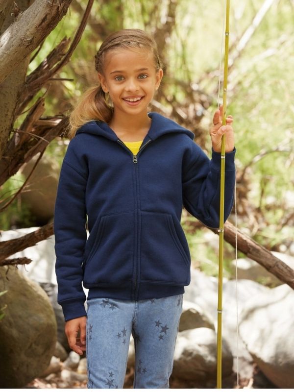Детская Толстовка Fruit of the Loom Premium Kids Hooded Sweat Jacket