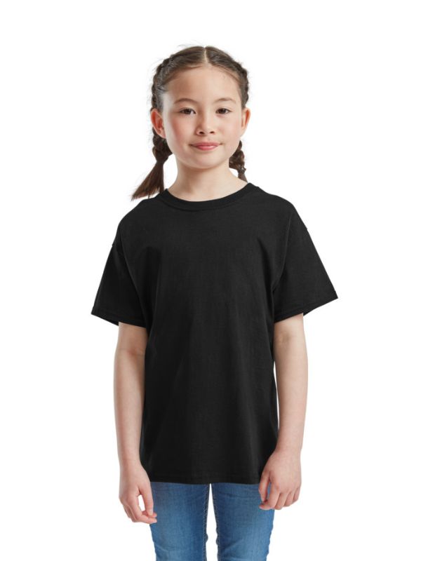 Детская Футболка Средней Плотности Fruit of the Loom Valueweight Черный Размер 104 см