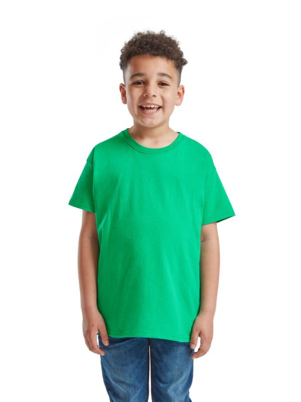 Детская Футболка Средней Плотности Fruit of the Loom Valueweight Ярко-Зеленый Размер 104 см