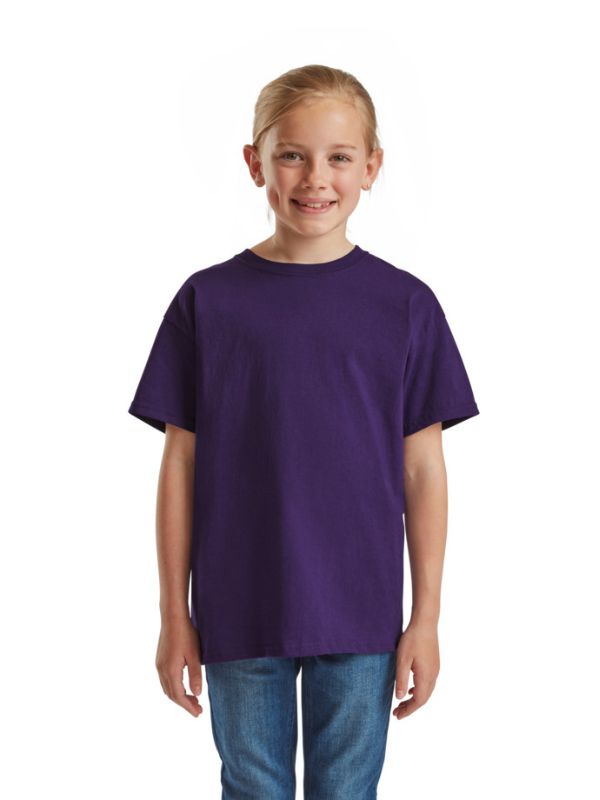 Детская Футболка Средней Плотности Fruit of the Loom Valueweight Фиолетовый Размер 104 см
