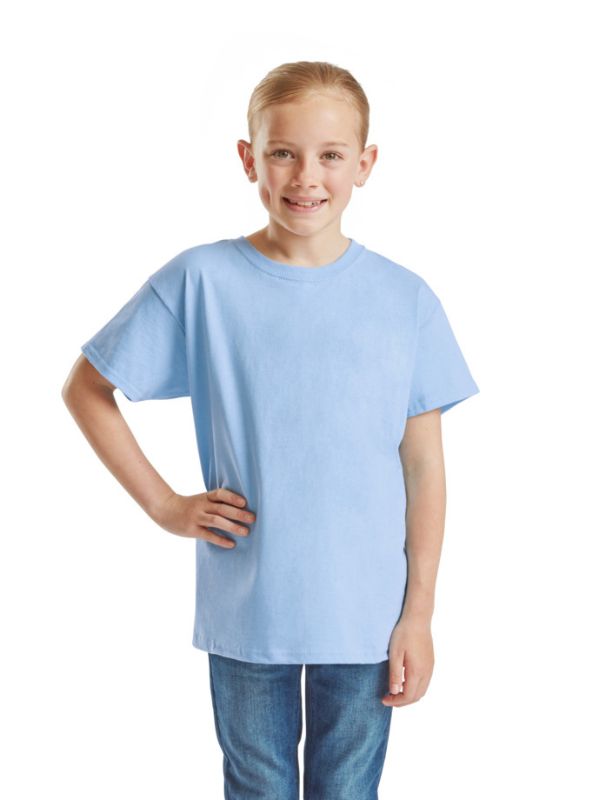 Детская Футболка Средней Плотности Fruit of the Loom Valueweight Небесно-Голубой Размер 104 см