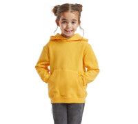 Детское Худи с Капюшоном и Начесом Футер Теплое Желтый Размер 140