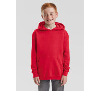 Детское Худи с Капюшоном и Начесом Футер Теплое Красный Размер 128