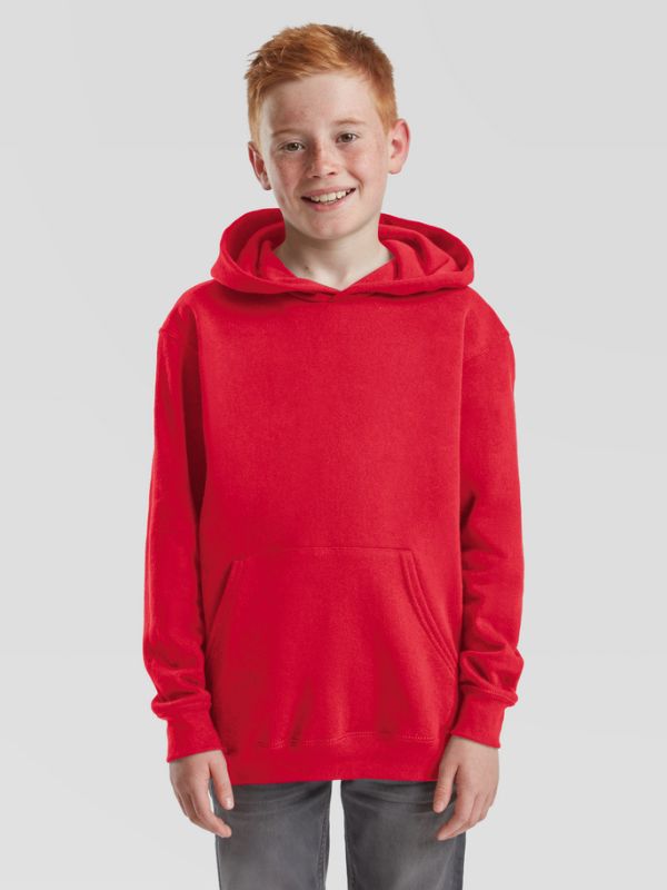 Детское Худи Fruit of the Loom Cl. hooded sweat Красный 116