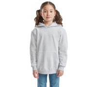 Детское Худи с Капюшоном и Начесом Футер Теплое Серый Меланж Размер 128