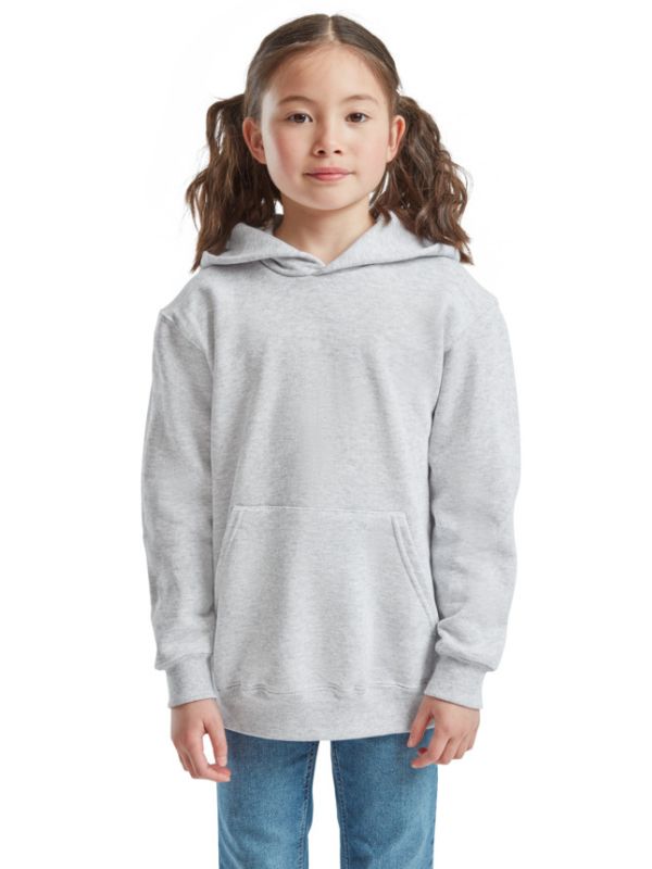 Детское Худи Fruit of the Loom Cl. hooded sweat Серый Меланж 116