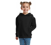 Детское Худи с Капюшоном и Начесом Футер Теплое Черный Размер 140