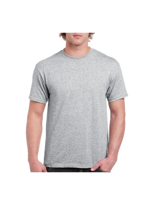 Мужская Футболка Плотная Gildan Heavy Cotton Спортивный серый S