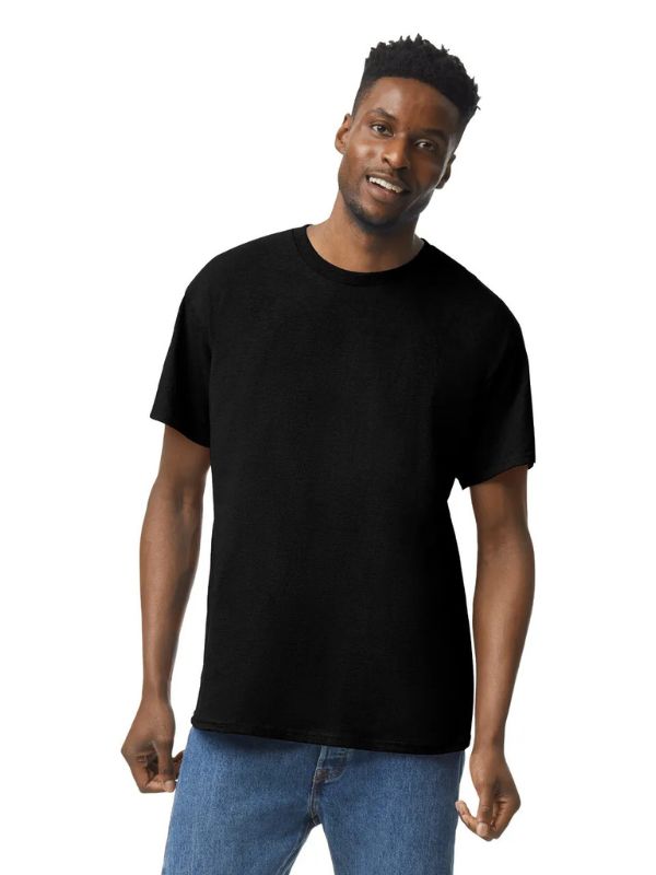 Чоловіча Футболка Щільна Gildan Heavy Cotton Чорний M
