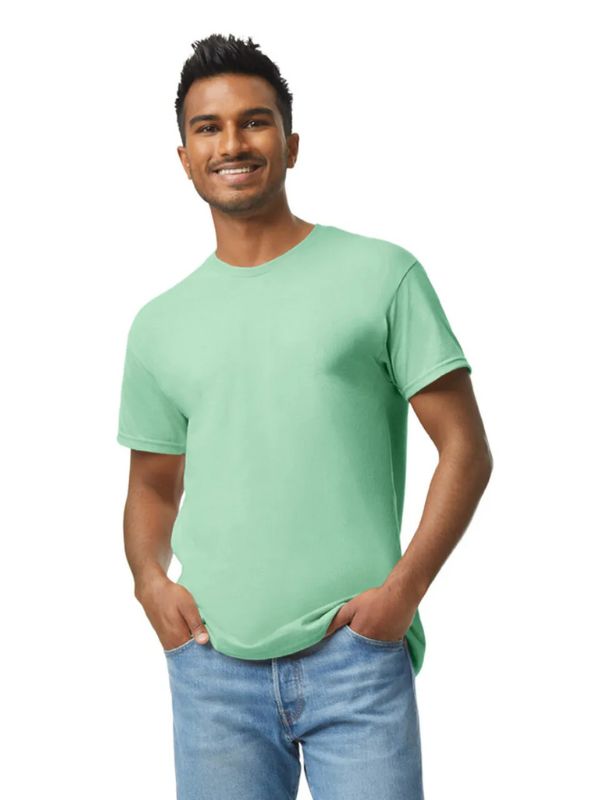 Мужская Футболка Плотная Gildan Heavy Cotton Мятный графит S