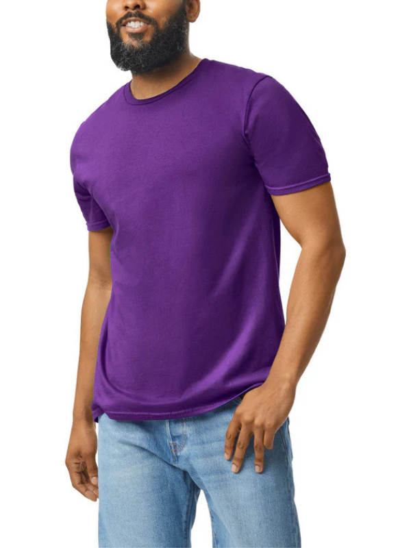 Чоловіча Футболка М'яка Середньої Щільності Gildan Softstyle Adult Фіолетовий M