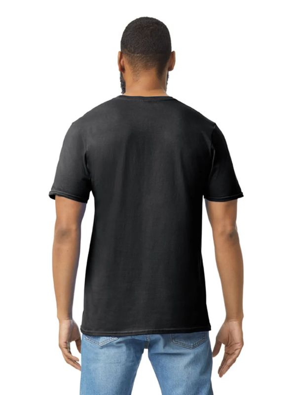 Чоловіча Футболка М'яка Середньої Щільності Gildan Softstyle Adult Чорний XL