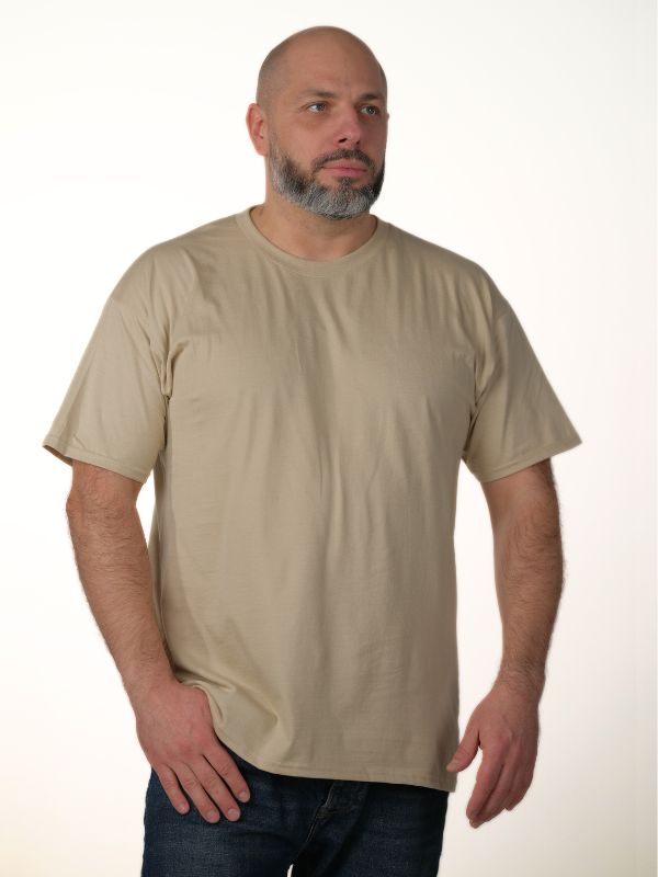 Чоловіча Футболка М'яка Середньої Щільності Gildan Softstyle Adult Пісочний 2XL