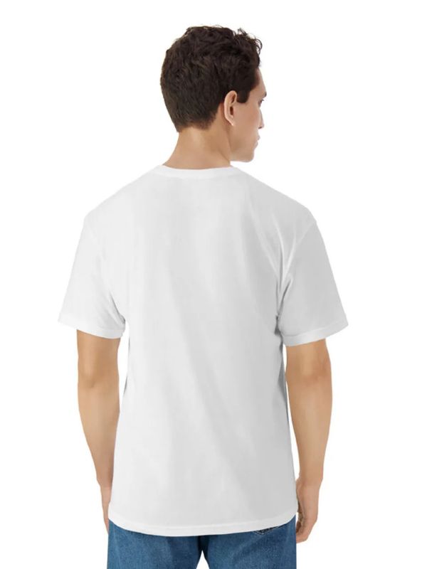 Мужская Футболка Gildan Light Cotton Белая S