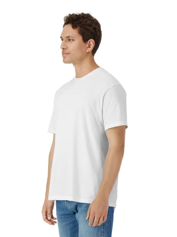 Мужская Футболка Gildan Light Cotton Белая S