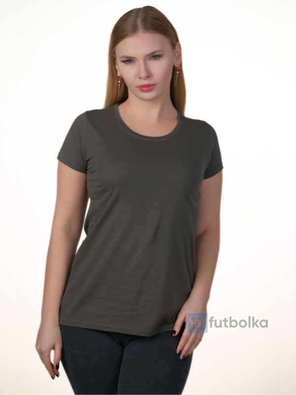 Женская Футболка Fruit of the Loom Valueweight T Lady-Fit Графит XS