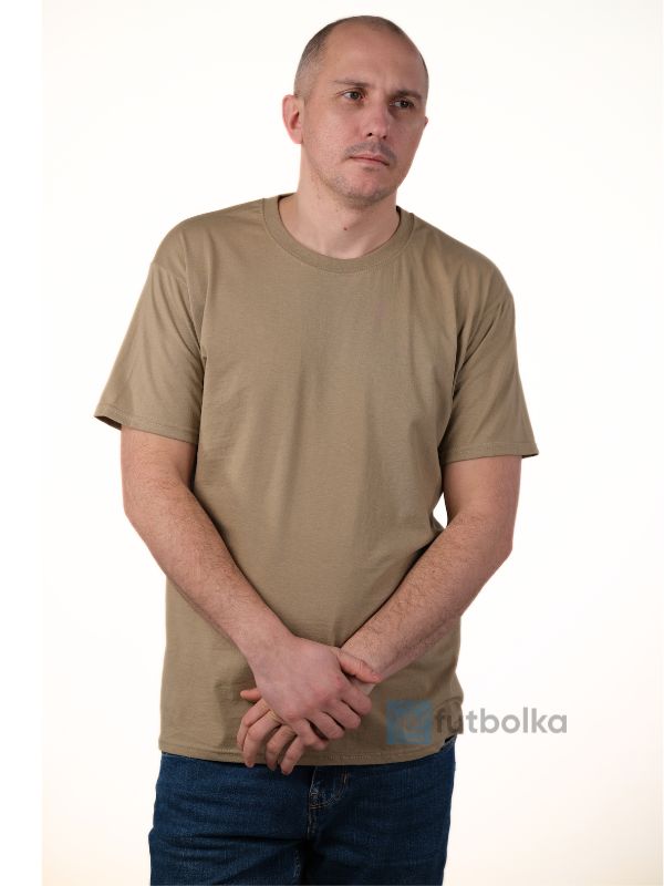 Чоловіча Футболка Середньої Щільності Fruit of the Loom Valueweight Хакі 3XL