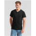 Мужская Футболка с V-Образным Вырезом Fruit of the Loom Valueweight V-Neck Черный S