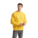Мужской Свитшот Теплый Однотонный Fruit of the Loom Classic Set-In Sweat Желтый S