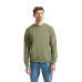 Мужской Свитшот Белый с Начесом Футер Однотонный Fruit of the Loom Classic Raglan Sweat Оливковый S