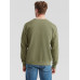 Мужской Свитшот Белый с Начесом Футер Однотонный Fruit of the Loom Classic Raglan Sweat Оливковый S