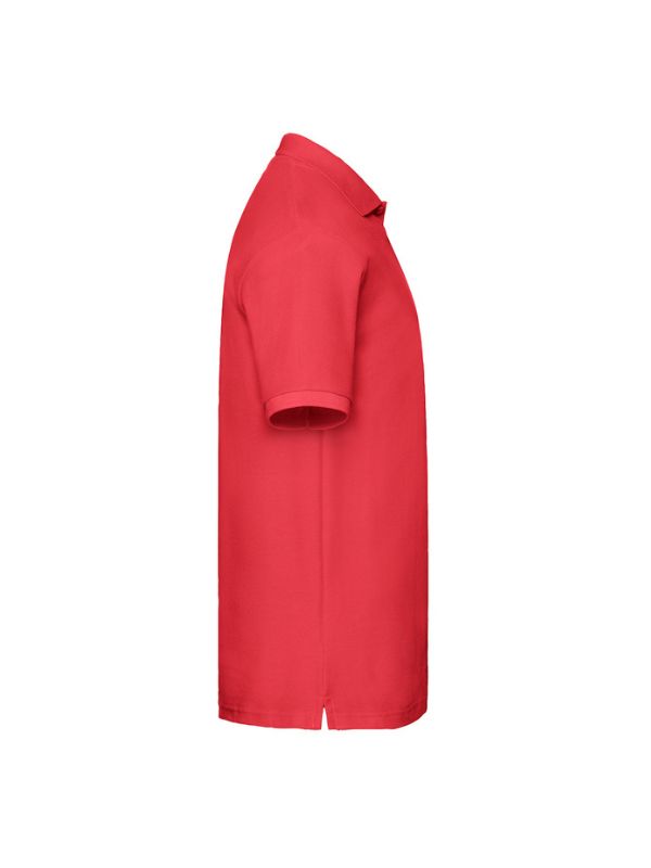 Мужская Футболка Поло Fruit of the Loom Premium Красный S