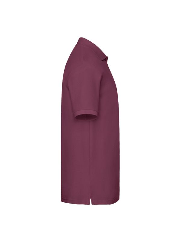 Мужская Футболка Поло Fruit of the Loom Premium Бордовый S